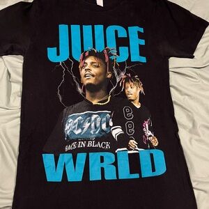 Juice WRLD Black Graphic Kids T-Shirt